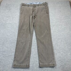 Tommy Bahama‎ Pants Men's 34x30 Gray Flat Front Chino Stretch Casual Comfort Fit